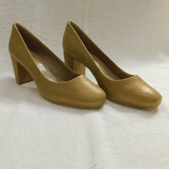 Donald J. Pliner Shoes - W307 Donald Pliner Bronze Parris Pump Shoes - 7 M